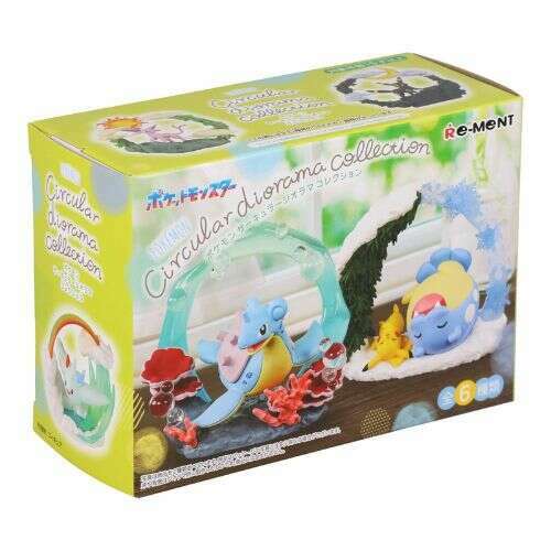 Toys N Tuck:Re-ment Pokemon Circular Diorama Collection Box,Re-ment