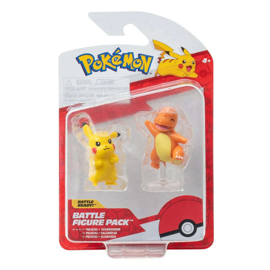 Toys N Tuck:Pokemon Battle Figure Pack - Pikachu Charmander,Pokemon