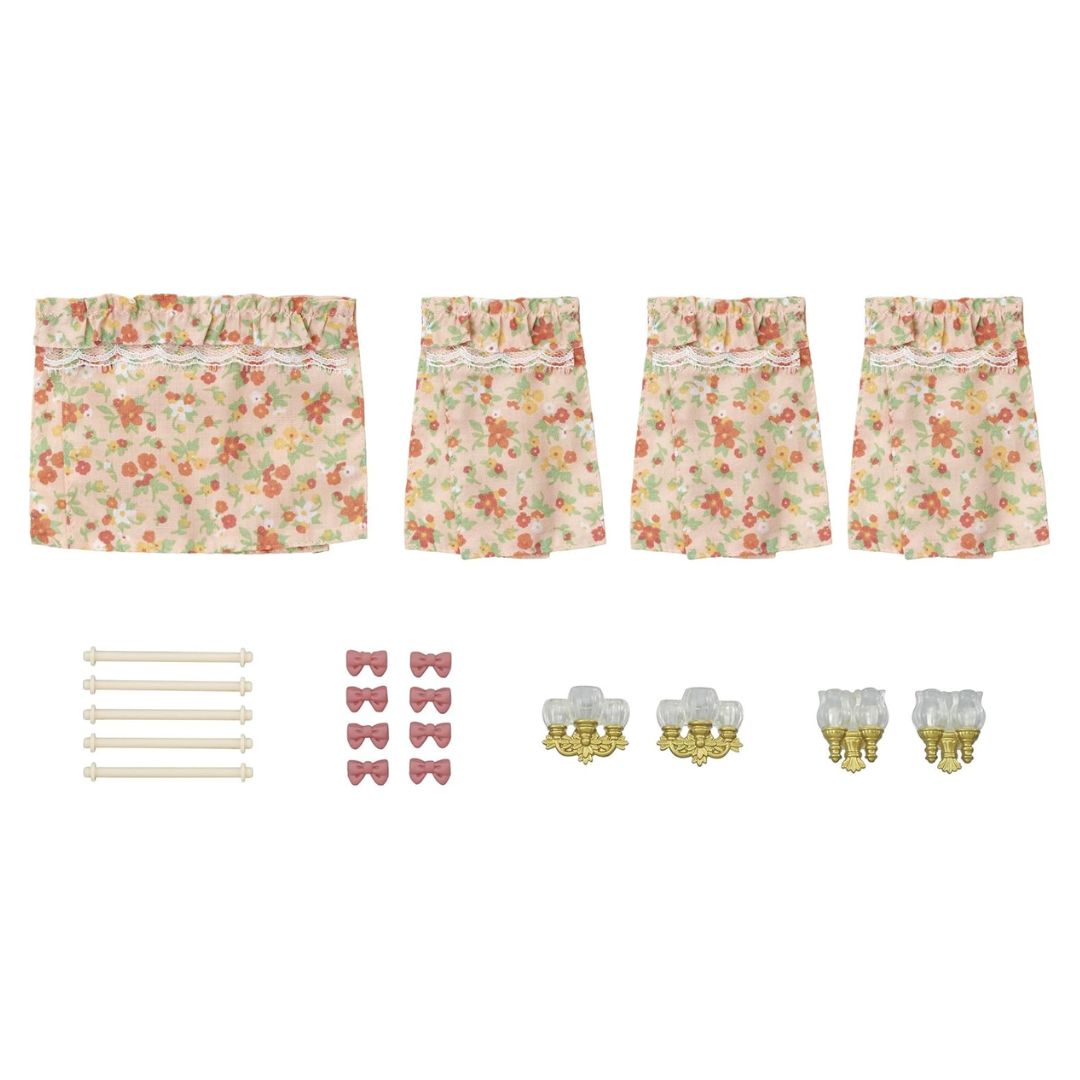 Sylvanian Families Wall Lamps & Curtains Set