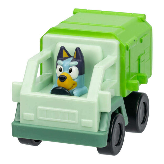 Toys N Tuck:Bluey - Mini Racers Garbage Truck Bluey,Bluey