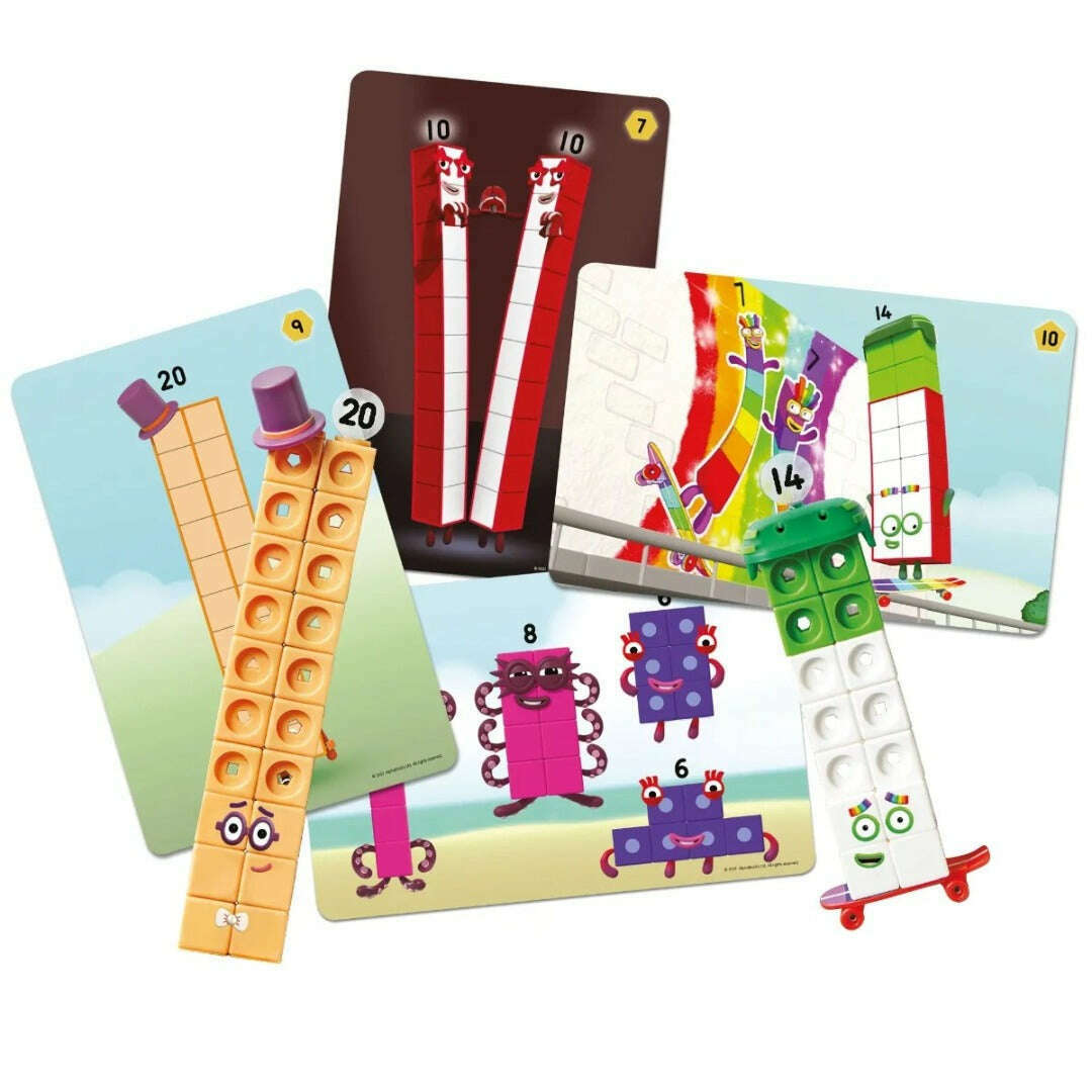 Toys N Tuck:Numberblocks Mathlink Cubes 11-20 Activity Set,Numberblocks