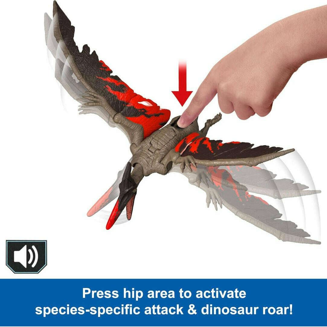Toys N Tuck:Jurassic World Chaos Theory Wild Roar Pteranodon,Jurassic World