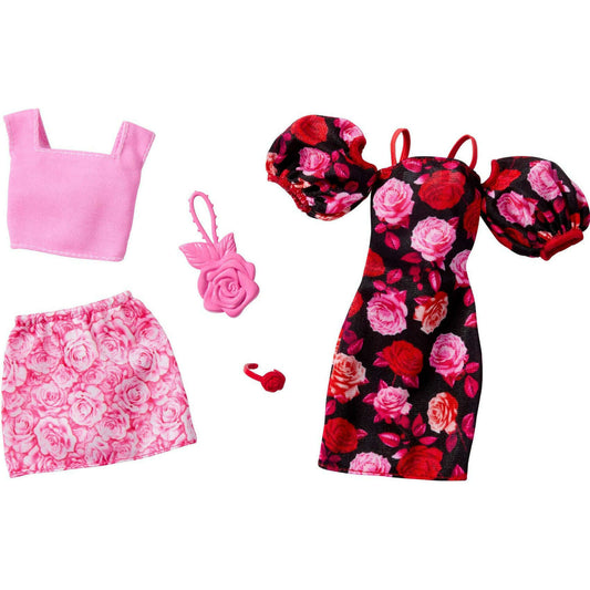 Toys N Tuck:Barbie Fashion Outfits - Rose Set (HYV03),Barbie