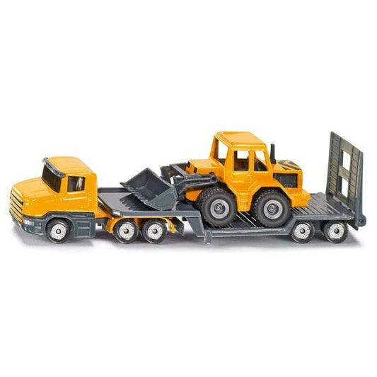 Toys N Tuck:Siku Diecast Vehicle 1616 Low Loader With Front Loader,Siku