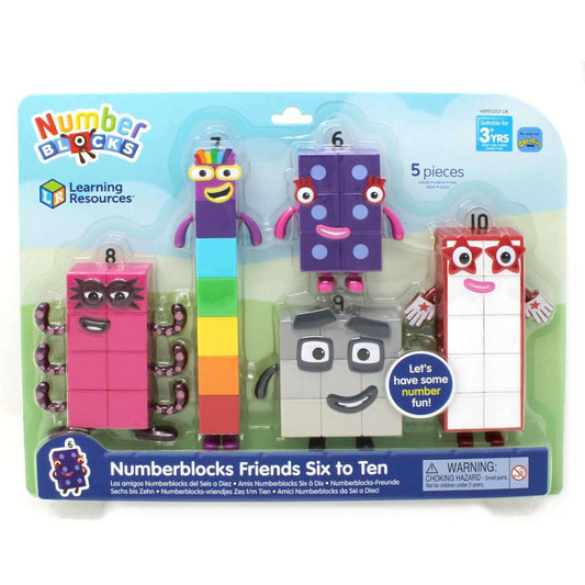 Toys N Tuck:Numberblocks Friends Six to Ten,Numberblocks