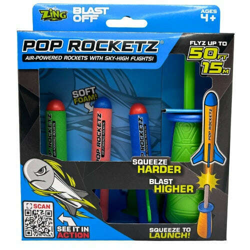 Toys N Tuck:Zing Blast Off Pop Rocketz,Zing