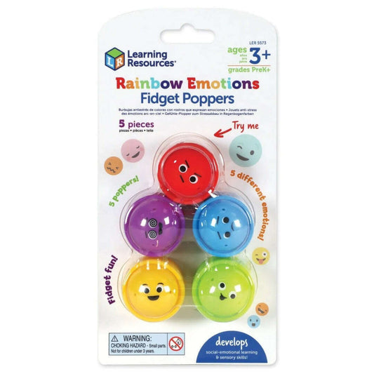 Toys N Tuck:Learning Resources Rainbow Emotions Fidget Poppers,Learning Resources