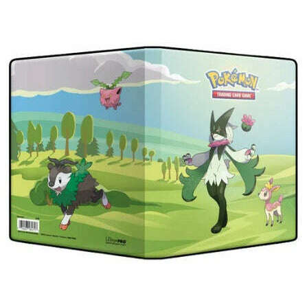 Toys N Tuck:Pokemon Ultra Pro 4 Pocket Portfolio - Skiddo, Hoppip, Deerling (Spring Form), & Meowscarada,Pokemon