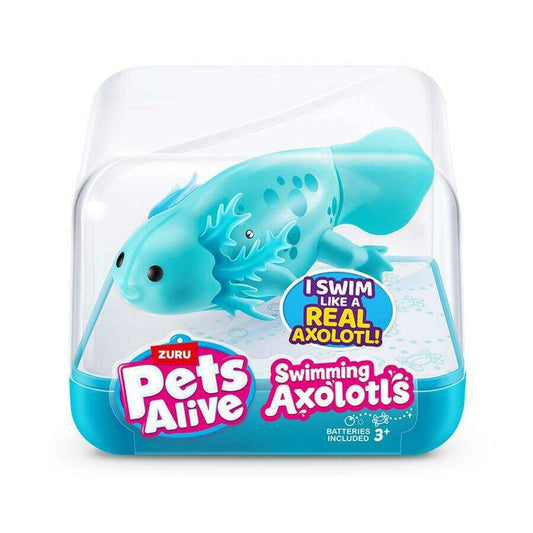 Toys N Tuck:Pets Alive Swimming Axolotls - Blue,Pets Alive