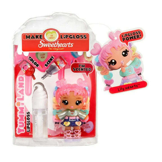 Toys N Tuck:Yummiland Lipgloss Doll Sweethearts Series - Lily Hearts,Yummiland