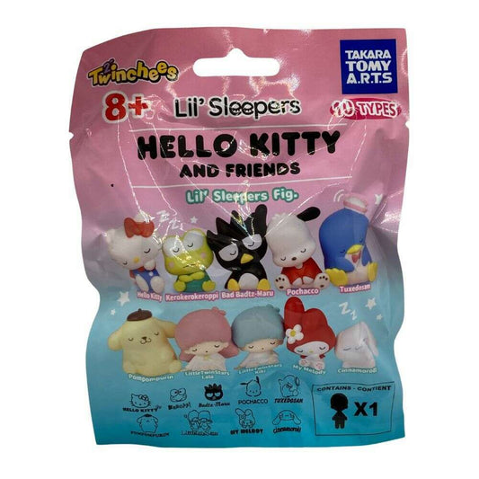 Toys N Tuck:Twinchees Hello Kitty and Friends Lil Sleeper Figures Blind Bag,Hello Kitty