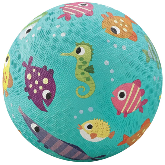 Toys N Tuck:Crocodile Creek 5'' Playground Ball - Fish,Crocodile Creek