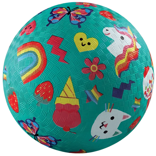 Toys N Tuck:Crocodile Creek 7'' Playground Ball - Smiley,Crocodile Creek