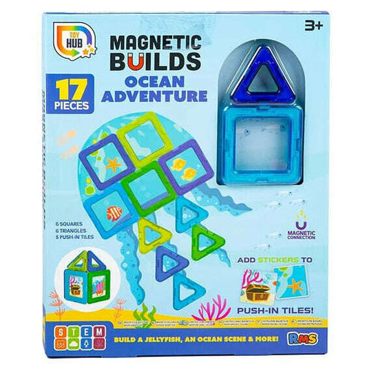 Toys N Tuck:Magnetic Builds - Ocean Adventure,Magnetic Builds