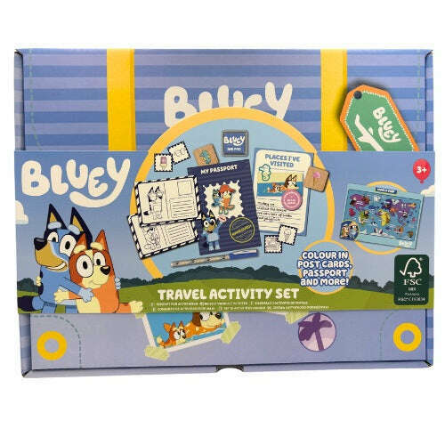 Toys N Tuck:Bluey Travel Activity Set,Bluey