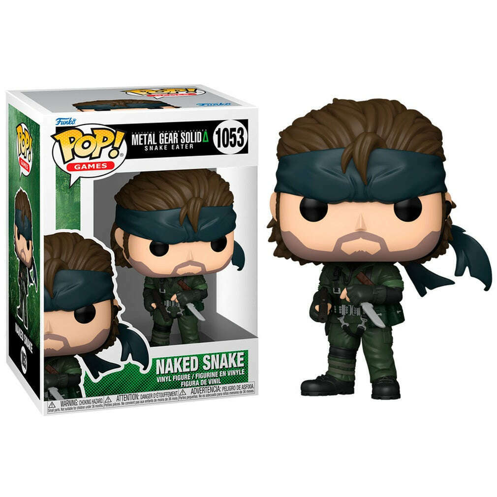 Toys N Tuck:Pop Vinyl - Metal Gear Solid Snake Eater - Naked Snake 1053,Metal Gear Solid