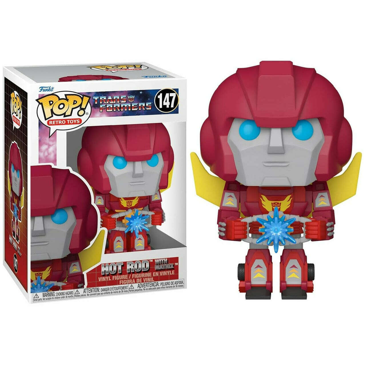 Toys N Tuck:Pop! Vinyl - Transformers - Hot Rod With Matrix 147,Transformers