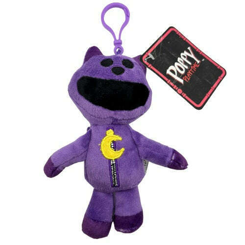 Toys N Tuck:Poppy Playtime Smiling Critters 6 Inch Bag clip Plush Catnap,Poppy Playtime