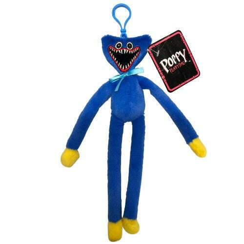 Toys N Tuck:Poppy Playtime 10 Inch Bag clip Plush Huggy Wuggy,Poppy Playtime