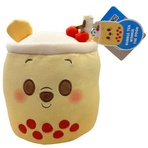 Toys N Tuck:Disney Munchlings 7 Inch Plush Bubble Tea Winnie The Pooh,Disney