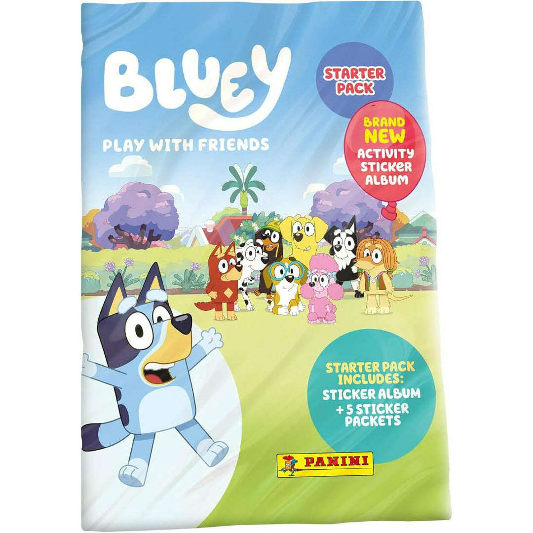 Toys N Tuck:Bluey Play With Friends Sticker Collection Starter Pack,Bluey