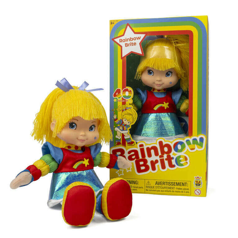 Toys N Tuck:Rainbow Brite 12 Inch Plush Doll,Rainbow Brite