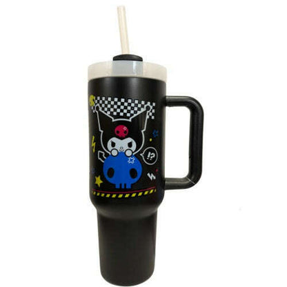 Toys N Tuck:Metal Tumbler - Kuromi (Punk Skull),Hello Kitty