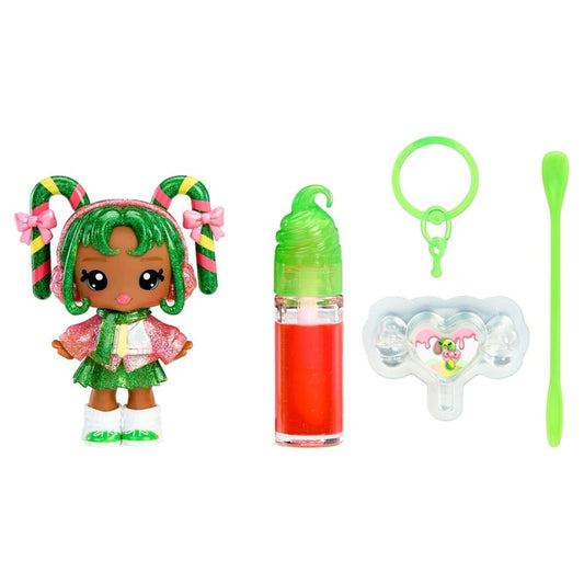 Yummiland Lipgloss Doll Holiday Collection - Halle Candy Cane