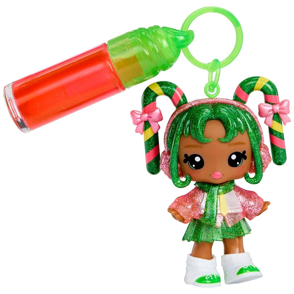 Yummiland Lipgloss Doll Holiday Collection - Halle Candy Cane