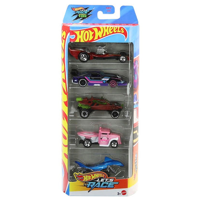 Hot Wheels Die-Cast 1:64 Let's Race 5 Pack