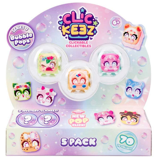 Clickees Mystery Bubble Pops 5 Pack Series 3