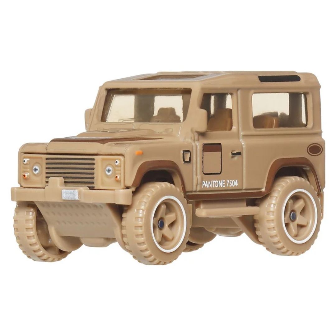Hot Wheels Silver Series Pantone 7504 Land Rover Defender 90