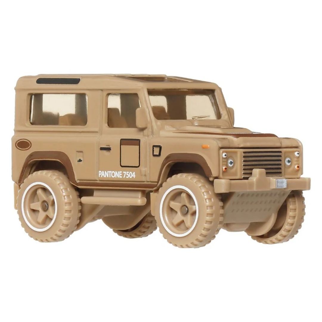 Hot Wheels Silver Series Pantone 7504 Land Rover Defender 90