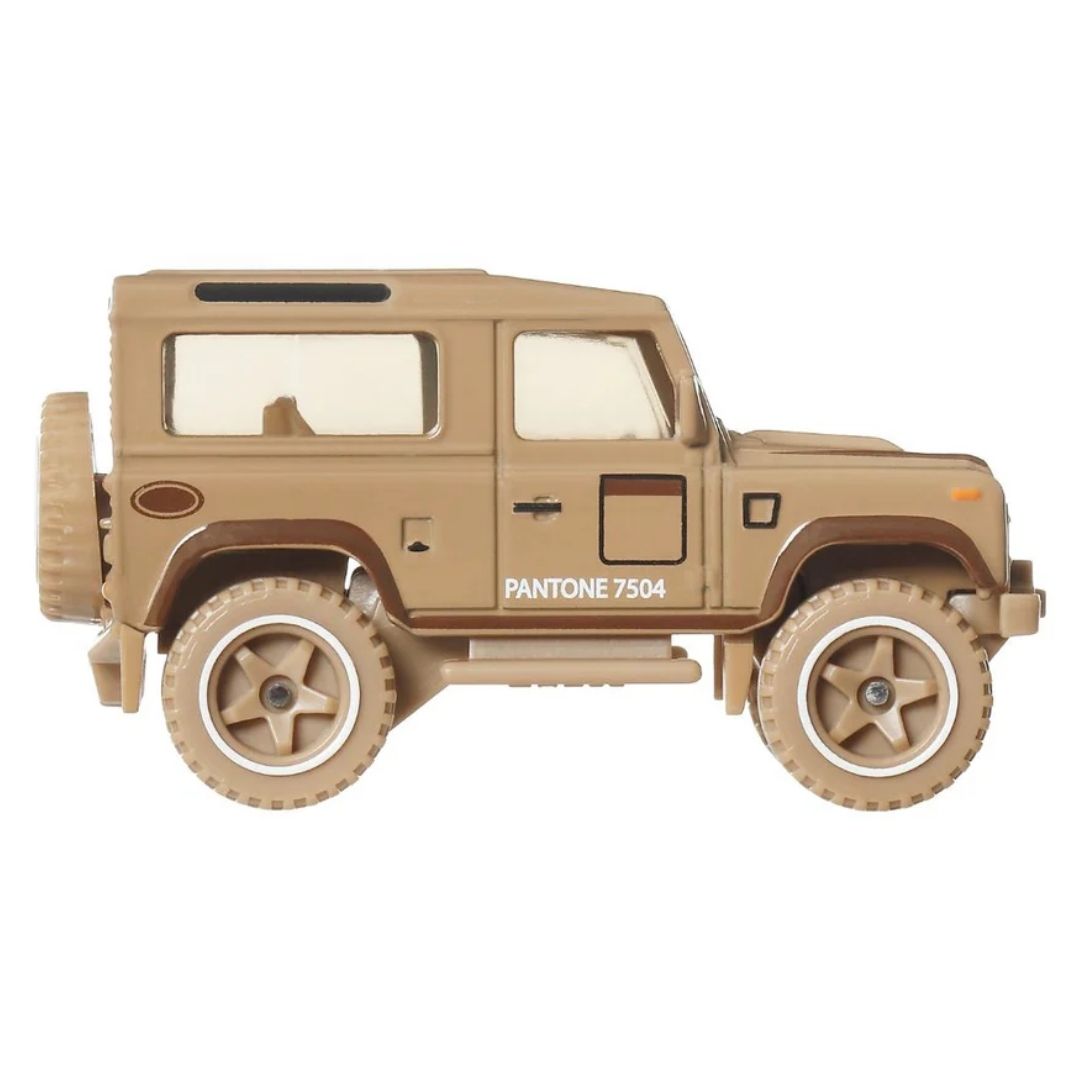 Hot Wheels Silver Series Pantone 7504 Land Rover Defender 90