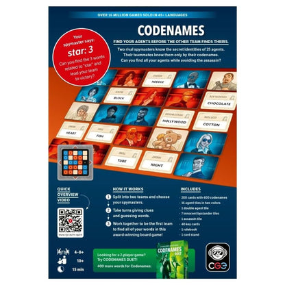 Codenames Board Game 2nd Edition 2025
