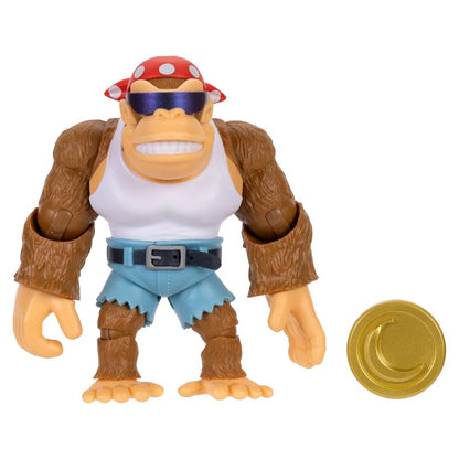 Nintendo Donkey Kong 4" Funky Kong with Banana Coin