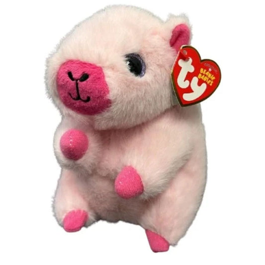 Ty Beanie Babies Petal the Pink Cabybara