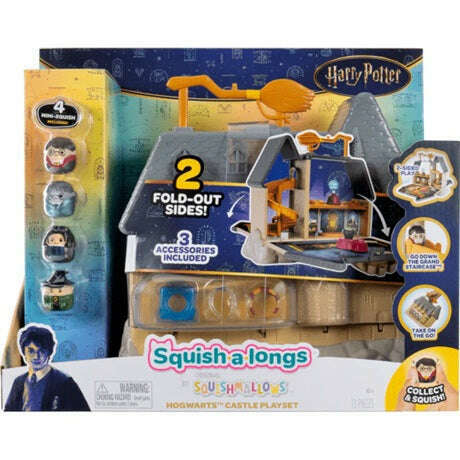 Squishmallows Squish-A-Longs Harry Potter Hogwarts Castle Playset