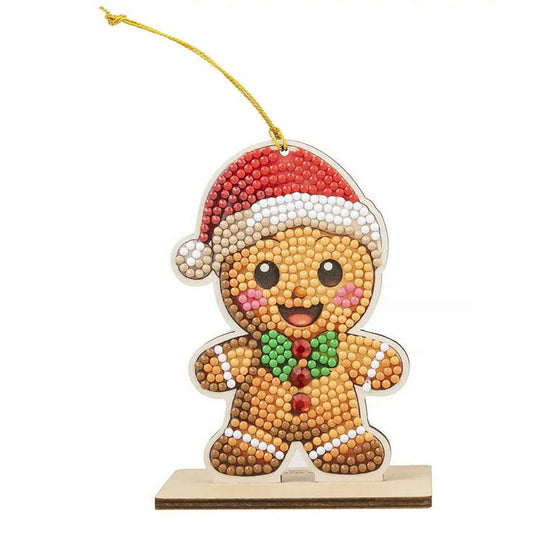 Crystal Art Buddies Series 6 Festive Buddies - Gingerbread Man