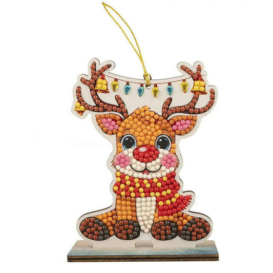 Crystal Art Buddies Series 6 Festive Buddies - Merry Reindeer