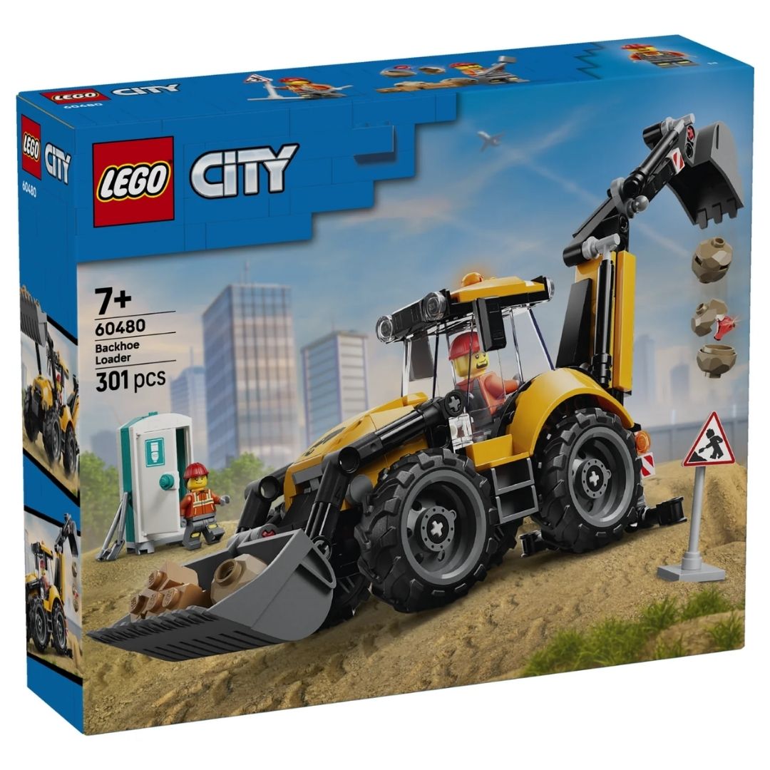 Lego 60480 City Backhoe Loader