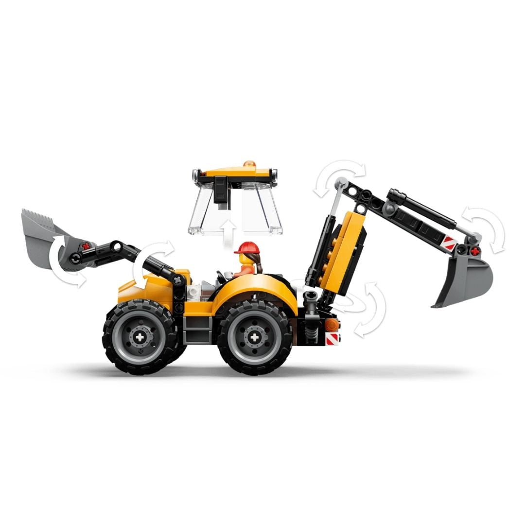 Lego 60480 City Backhoe Loader