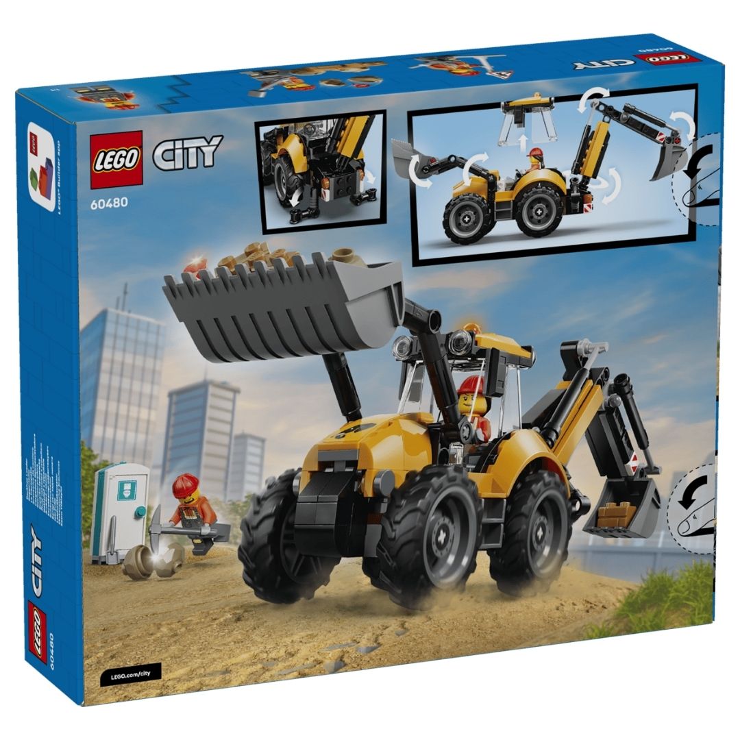 Lego 60480 City Backhoe Loader