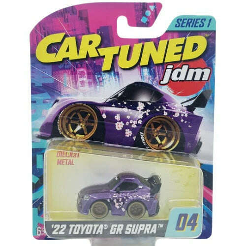 MGA Car Tuned JDM Series 1 - 22 Toyota GR Supra 04 – Toys N Tuck