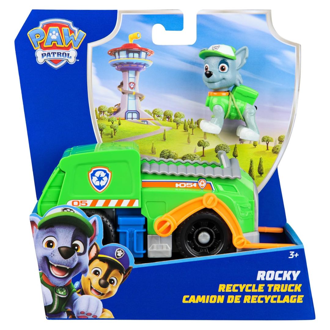 Paw Patrol Rocky With Recycle Truck