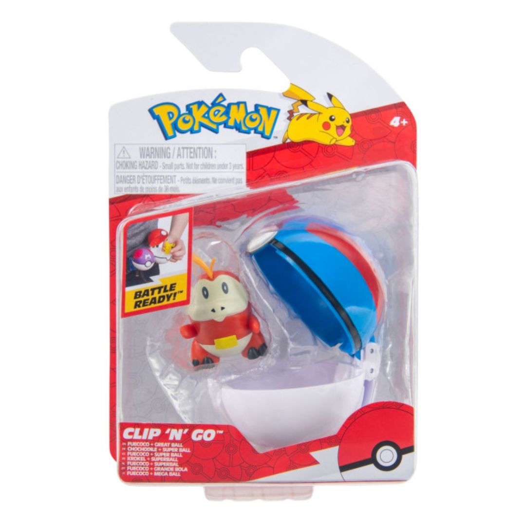 Pokemon Clip 'N' Go - Fuecoco and Great Ball