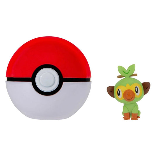 Pokemon Clip 'N' Go - Grookey and Poke Ball