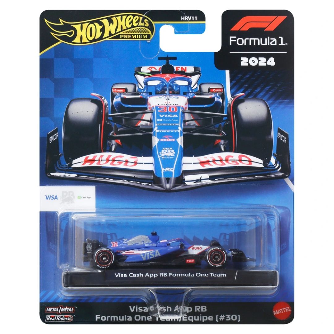 Hot Wheels Premium 2024 Formula 1 Visa Cash App RB (#30)