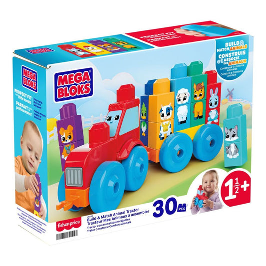 Mega Bloks Build & Match Animal Tractor