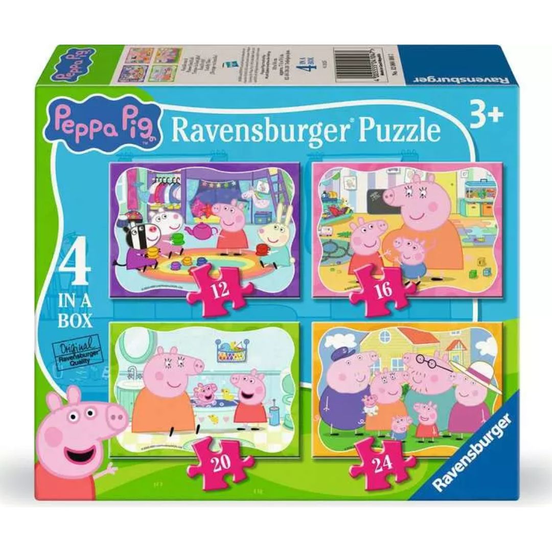Ravensburger 4 Puzzles in a Box Peppa Pig